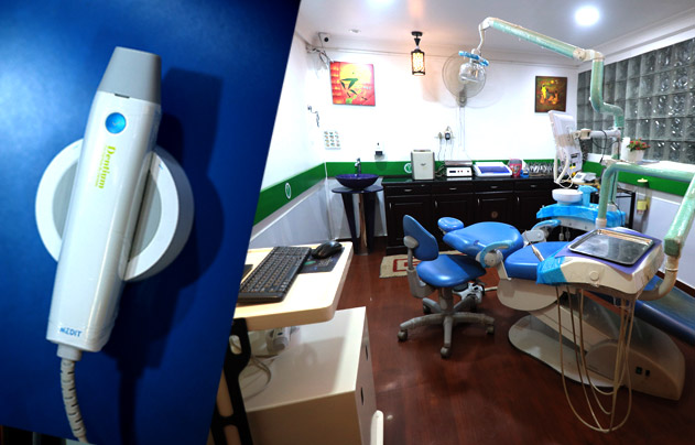 VK Dental Clinic dental scanner and treatment room